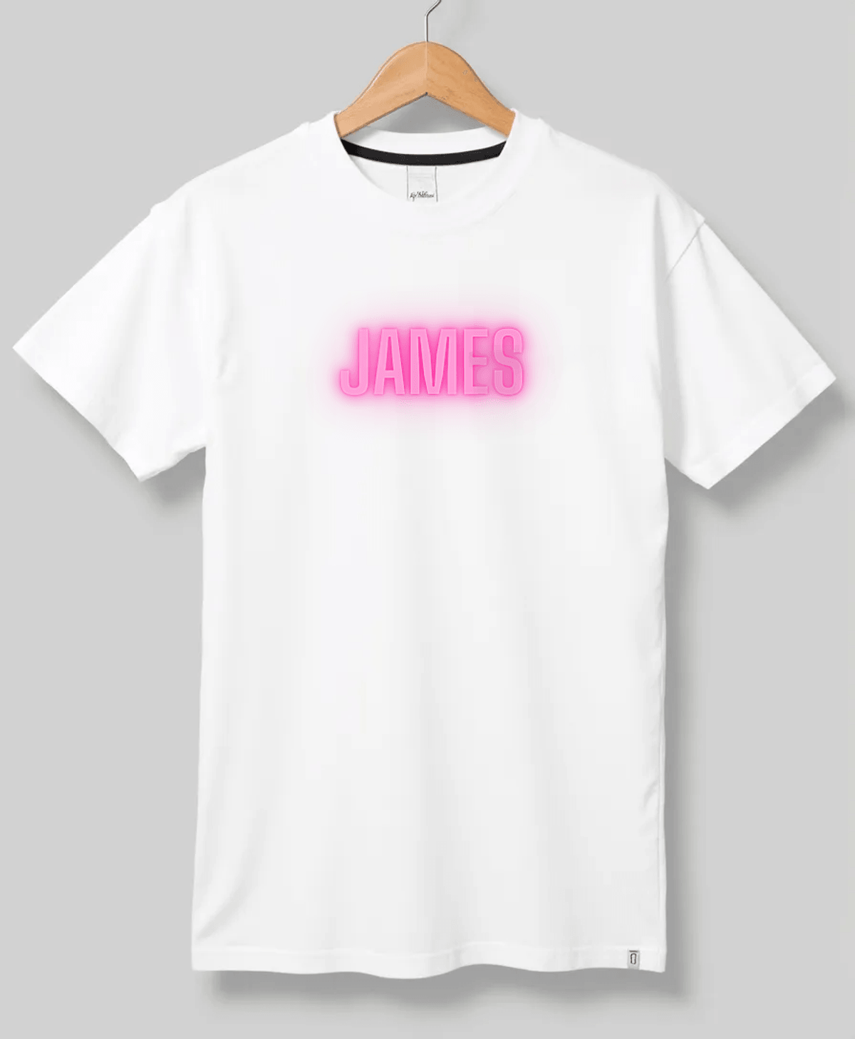 JAMES's Bold Design Personalized T-Shirt