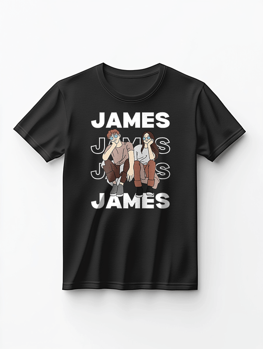 JAMES Personalized T-Shirt - Bold Modern Design