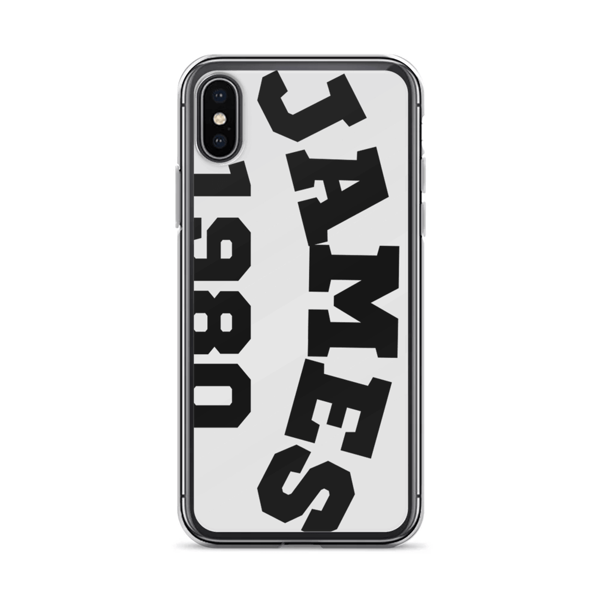 JAMES's Sleek & Personalized Phone Case