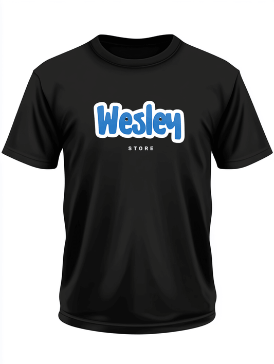 WESLEY Personalized T-Shirt - Bold Typography