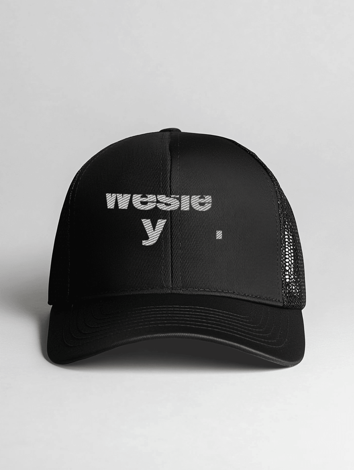 WESLEY Personalized Baseball Cap - Classic Black