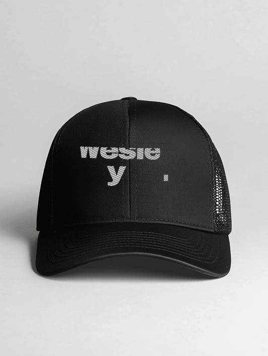 WESLEY Personalized Baseball Cap - Classic Black