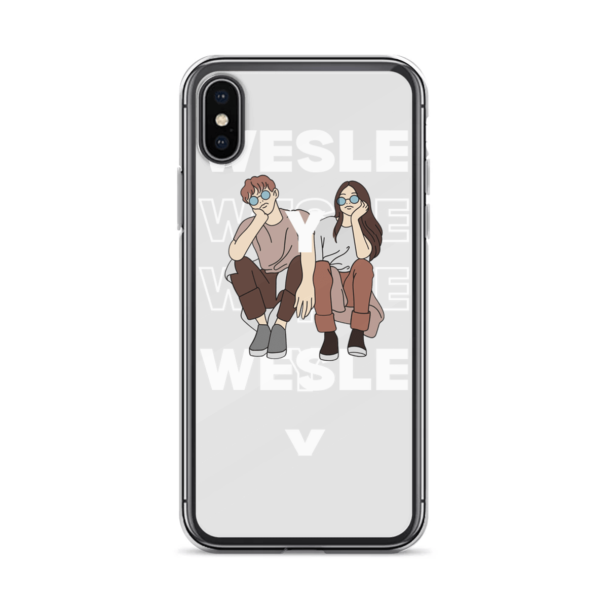 WESLEY's Chic Duo Design Phone Case