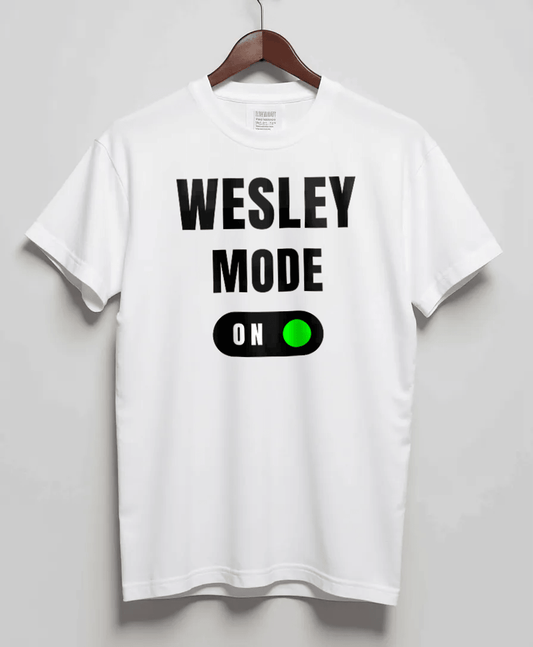 WESLEY's 'Mode On' Personalized T-Shirt