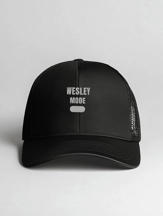 WESLEY Mode On" Personalized Trucker Hat