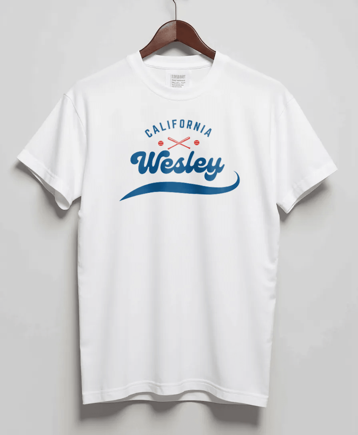 WESLEY's California-Themed Personalized T-Shirt