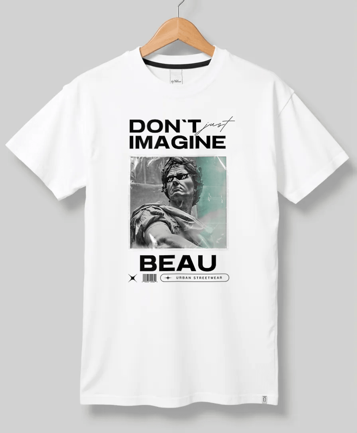 Elevate Your Style BEAU - Personalized Bold Streetwear T-Shirt