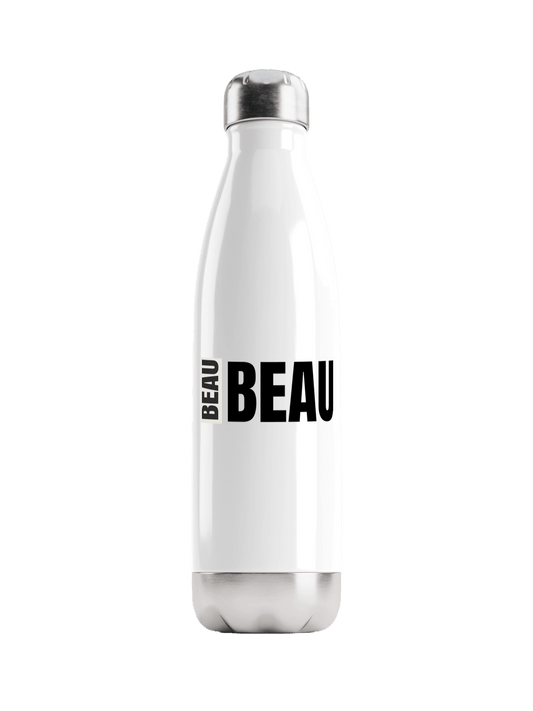 Personalized "BEAU" Water Bottle - Bold Typography Design