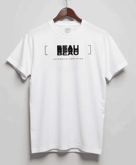 Authentic Certified" Personalized T-Shirt featuring BEAU