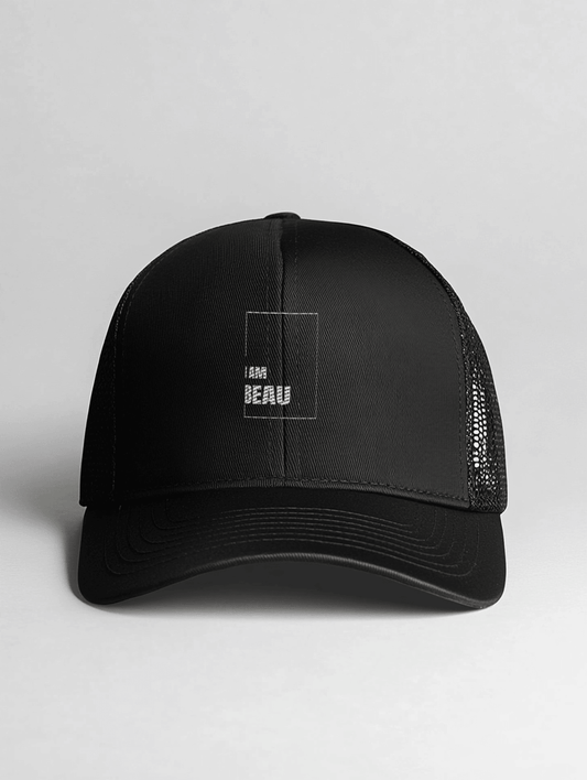 I AM BEAU" Personalized Trucker Hat – Unique and Bold Design