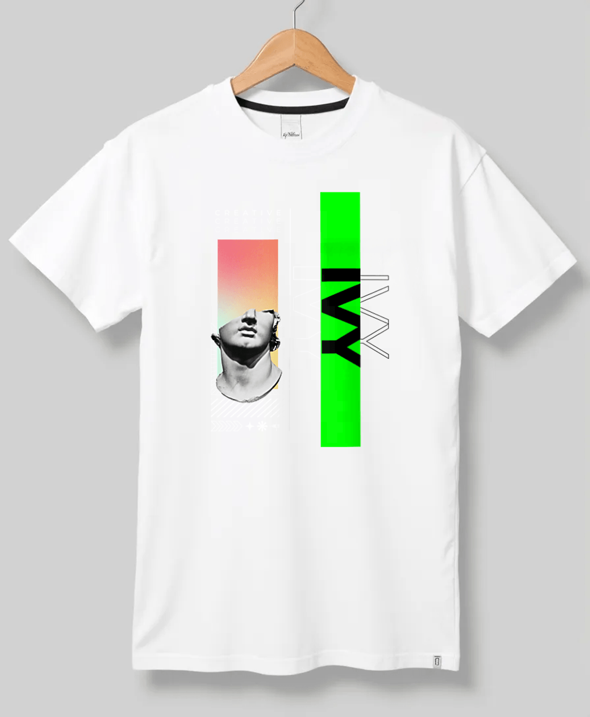 Personalized "IVY" Design IVY Print Premium White Tee