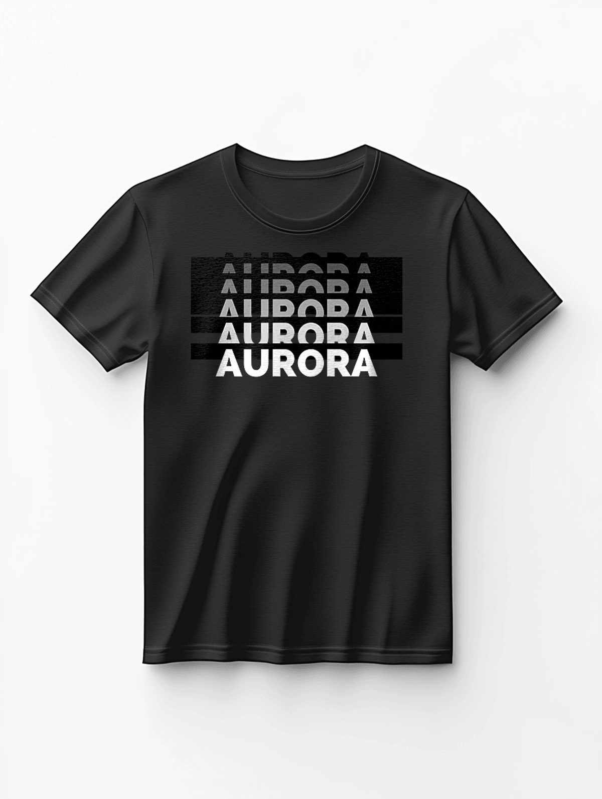 AURORA's Gradient Design Personalized T-Shirt