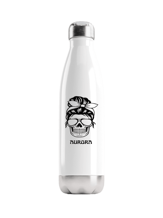 AURORA's Skull Water Bottle | Trendy & Personalized