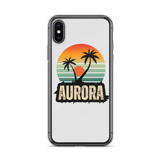 AURORA's Personalized Tropical Sunset Phone Case