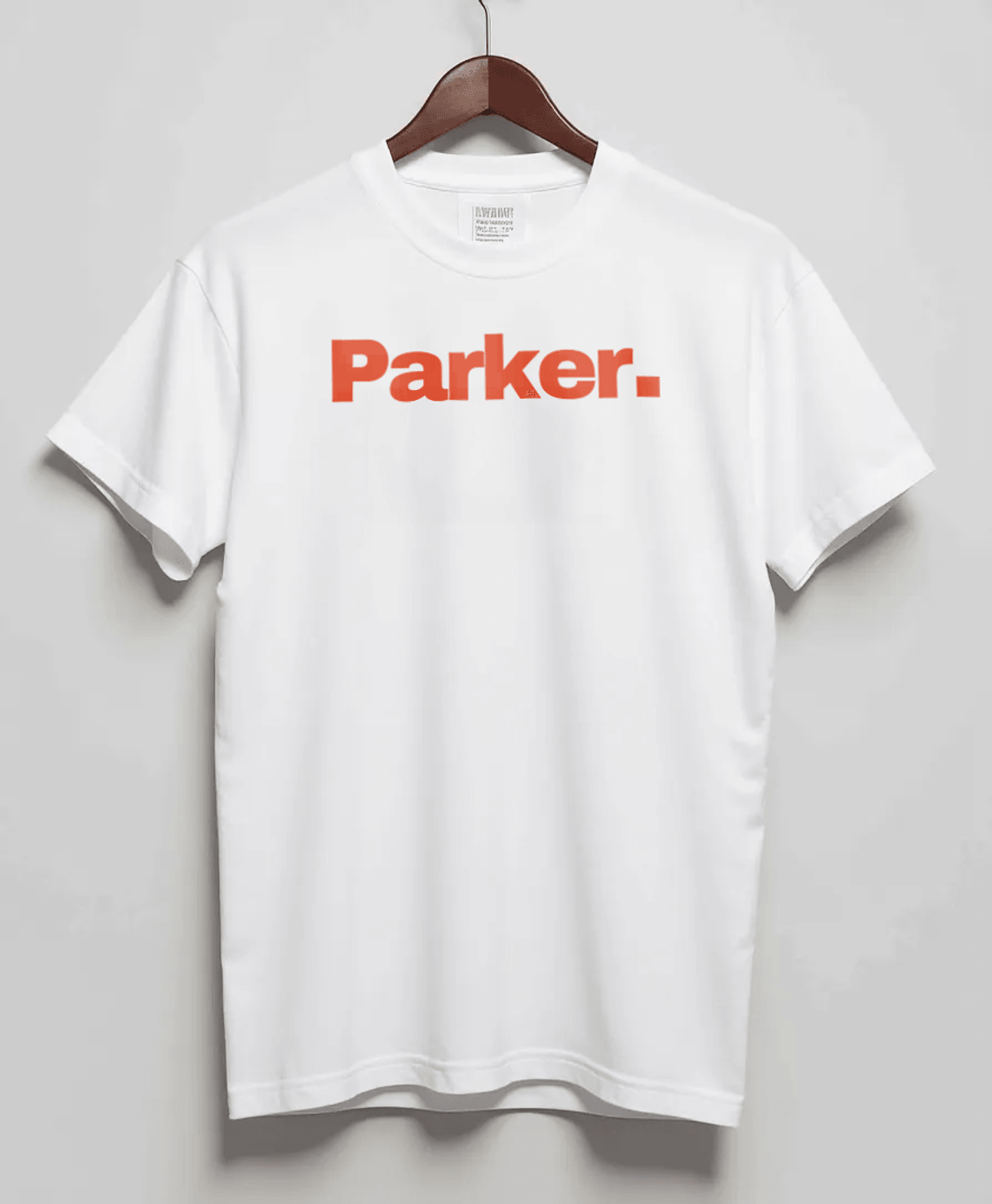 PARKER Personalized T-Shirt - Bold Orange Text