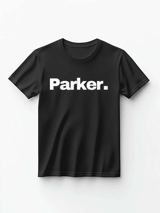 PARKER Personalized T-Shirt | Classic Black