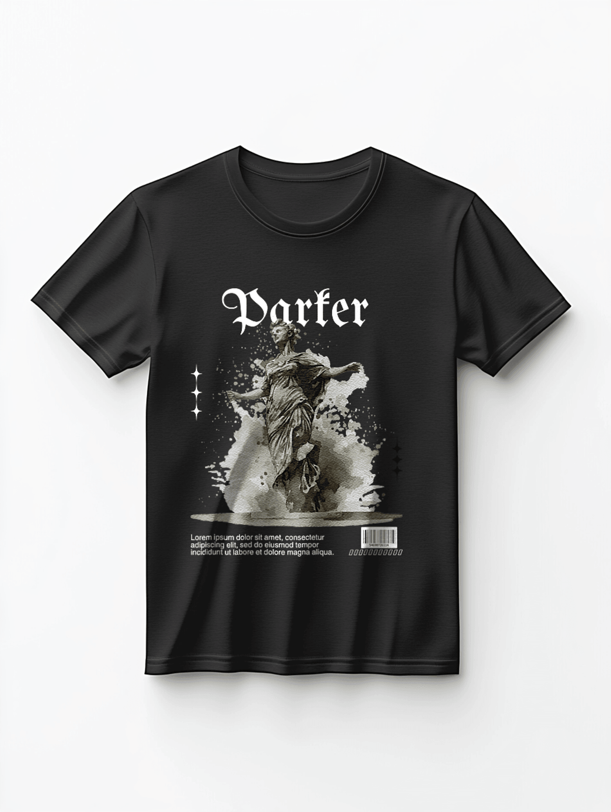PARKER Personalized T-Shirt | Bold Monochrome Design