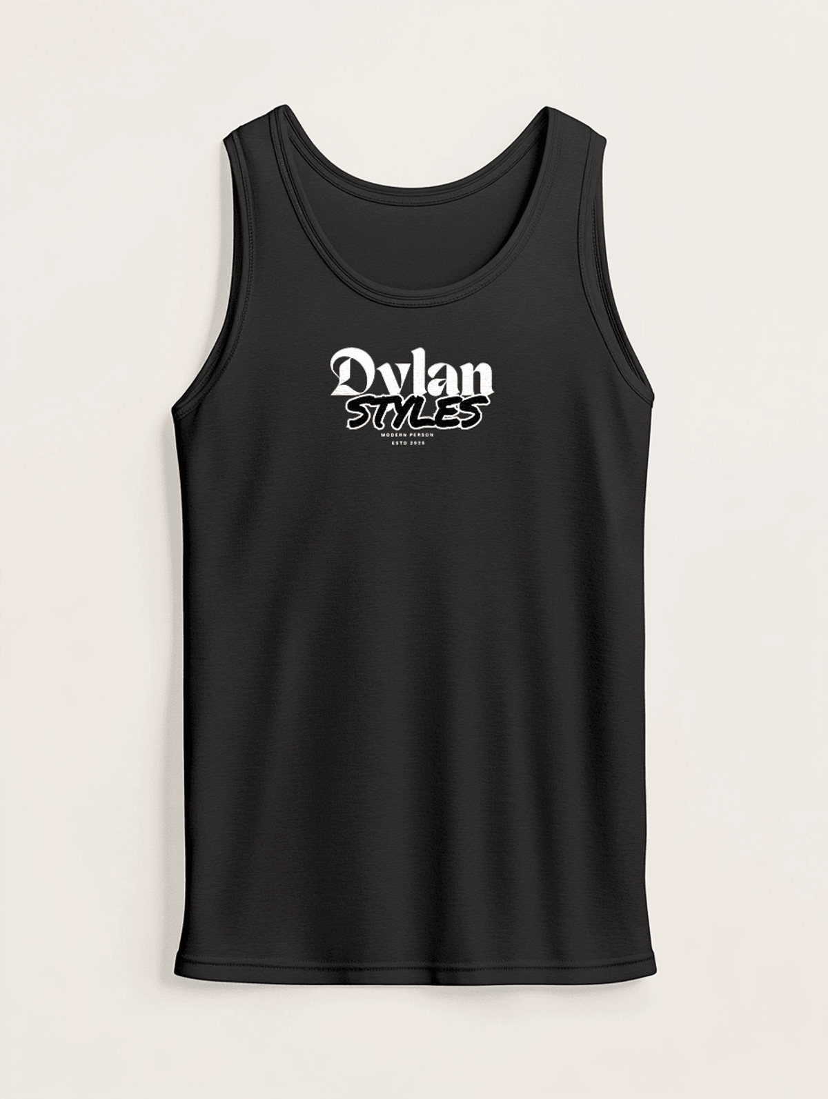 DYLAN Personalized Tank Top - Modern Design