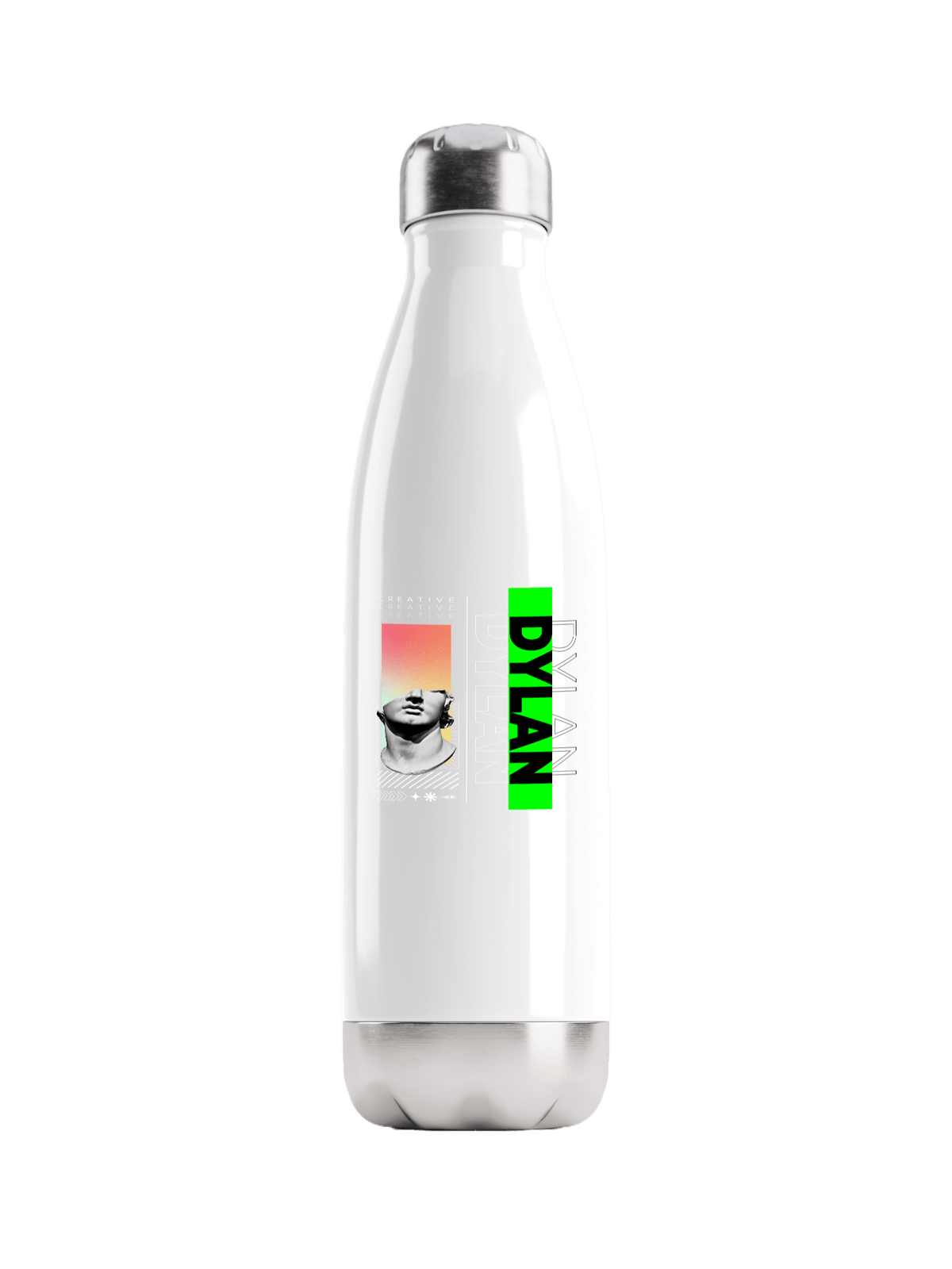 DYLAN Personalized Water Bottle - Chic Design