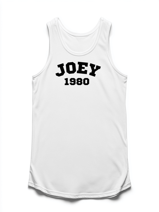 JOEY Custom Varsity Tank Top - Personalized Style