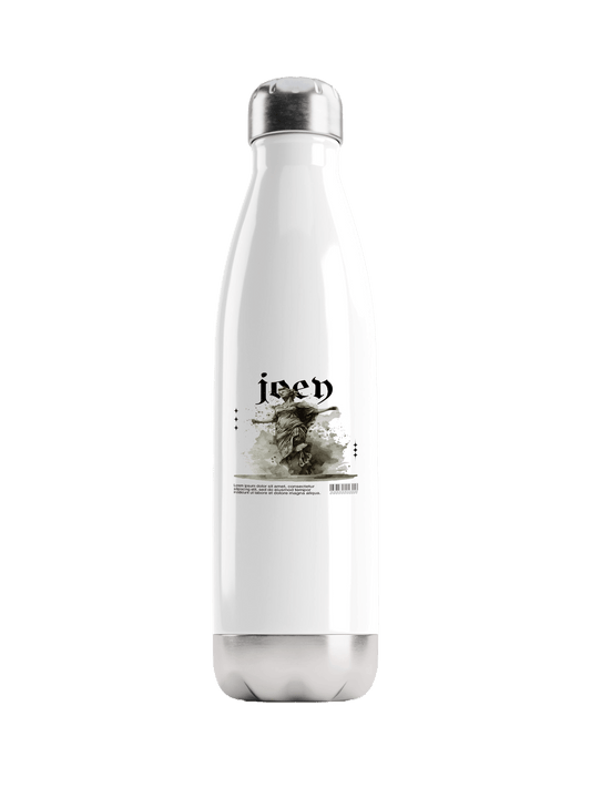 Personalized JOEY Artistic Watercolor Water Bottle - Premium Quality