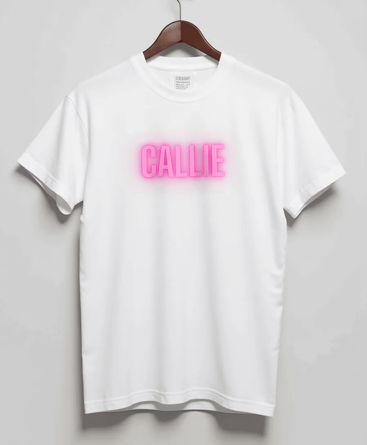 CALLIE's Personalized Bold Pink Tee
