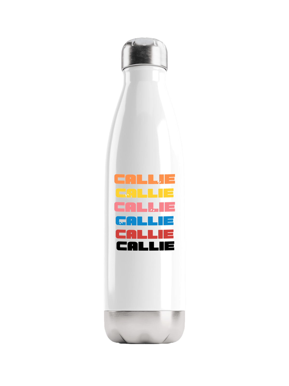 CALLIE's Vibrant Personalized Water Bottle