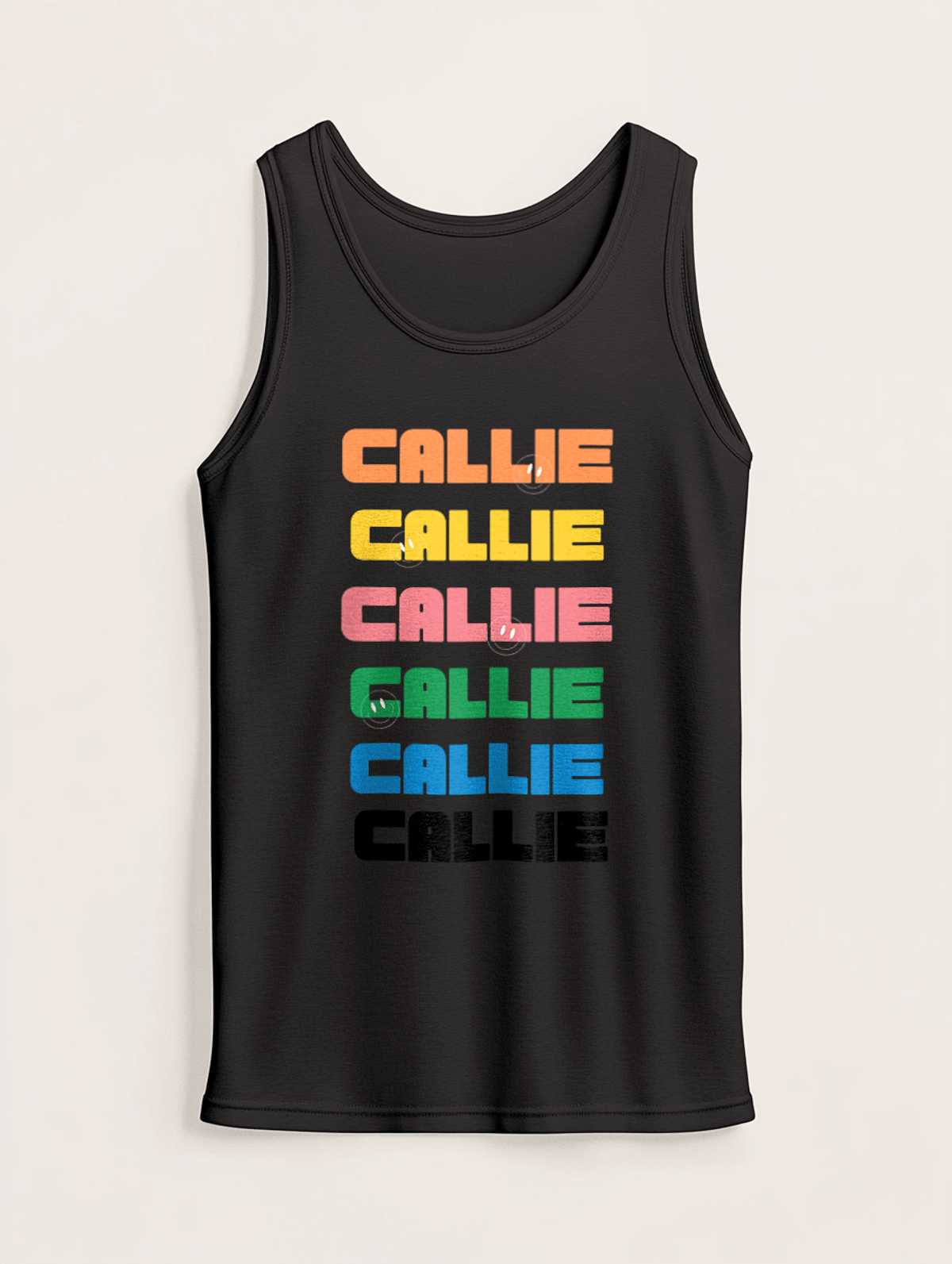 CALLIE's Vibrant Personalized Tank Top