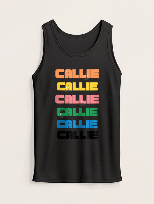 CALLIE's Vibrant Personalized Tank Top