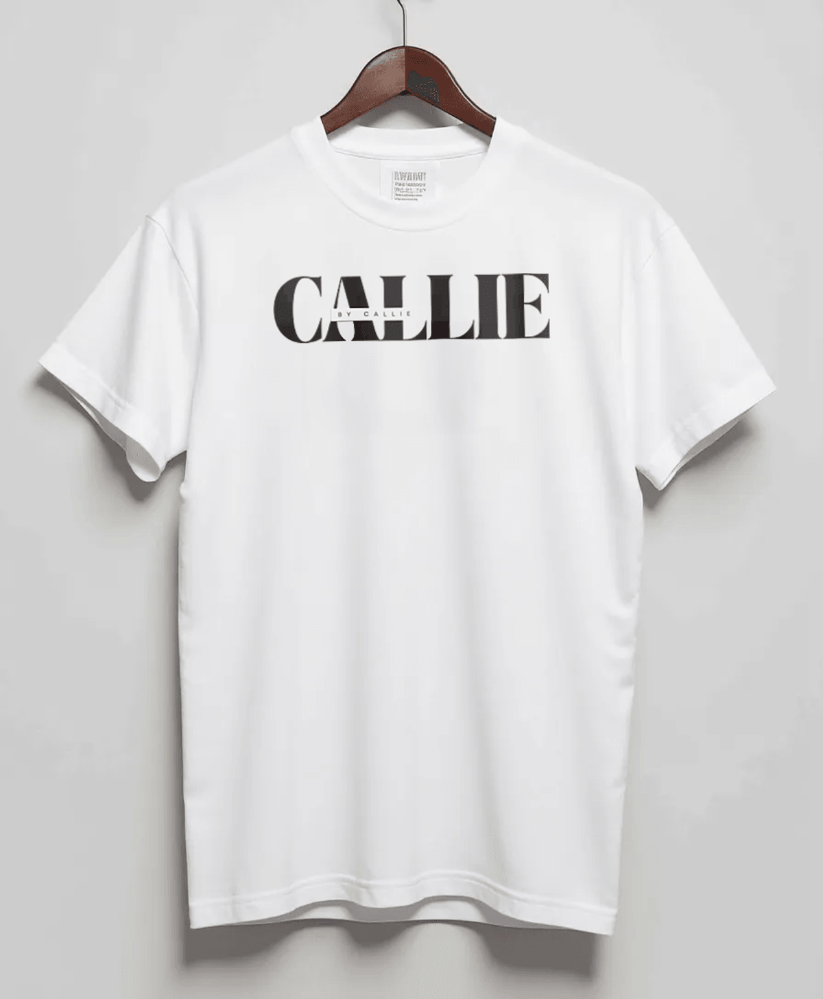 CALLIE Personalized T-shirt - Chic Typography