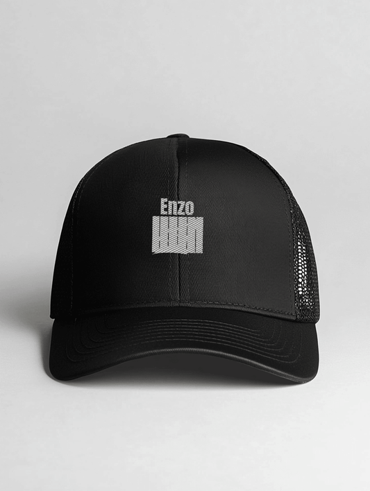 ENZO's Unique Personalized Black Tank Top for Chic Style