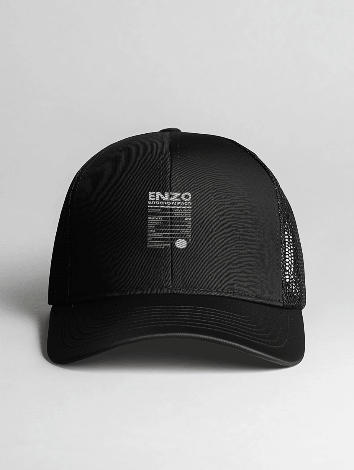 Modern ENZO Cap - Personalized Grid Pattern Design
