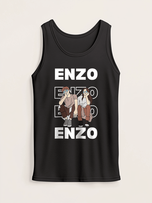 ENZO Custom Tank Top - Duo Illustration Design