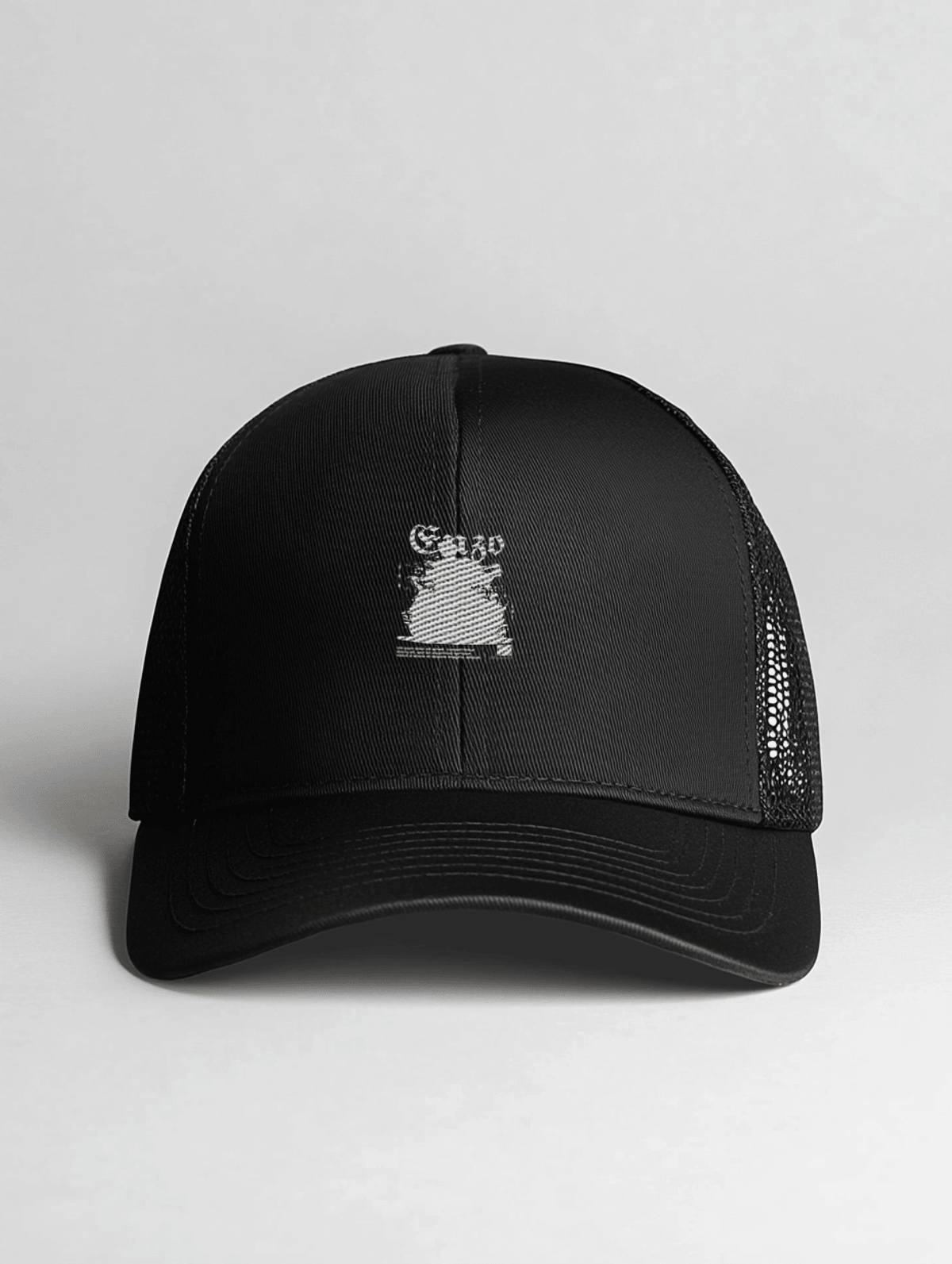 Stylish Personalized Black Cap with Unique ENZO Print Design