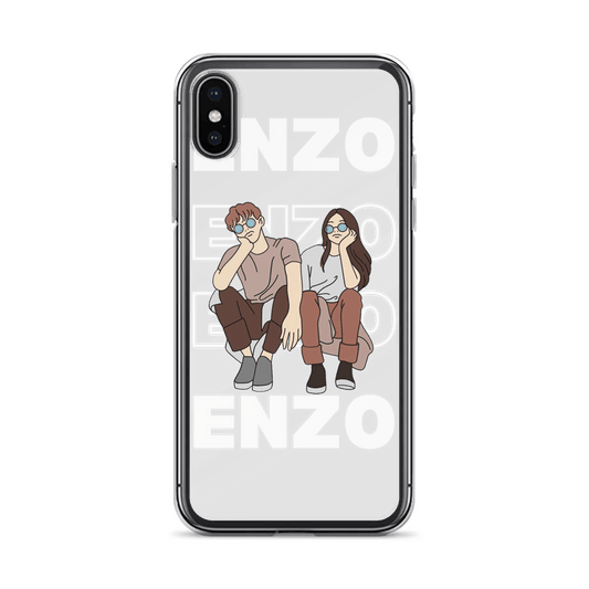Personalized "ENZO" Artistic Phone Case with Bold ENZO Design