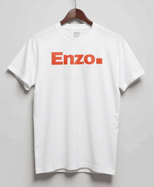 ENZO Personalized White T-Shirt
