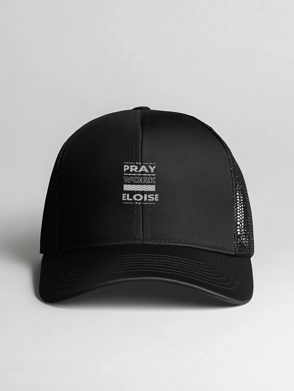 ELOISE's Trucker Hat - Pray, Work, Trust