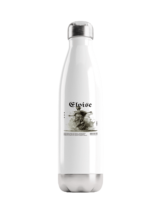 ELOISE Personalized Water Bottle - Monochrome Design