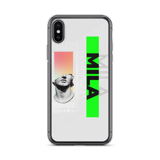 Artistic MILA Custom Phone Case - Dynamic Modern Design