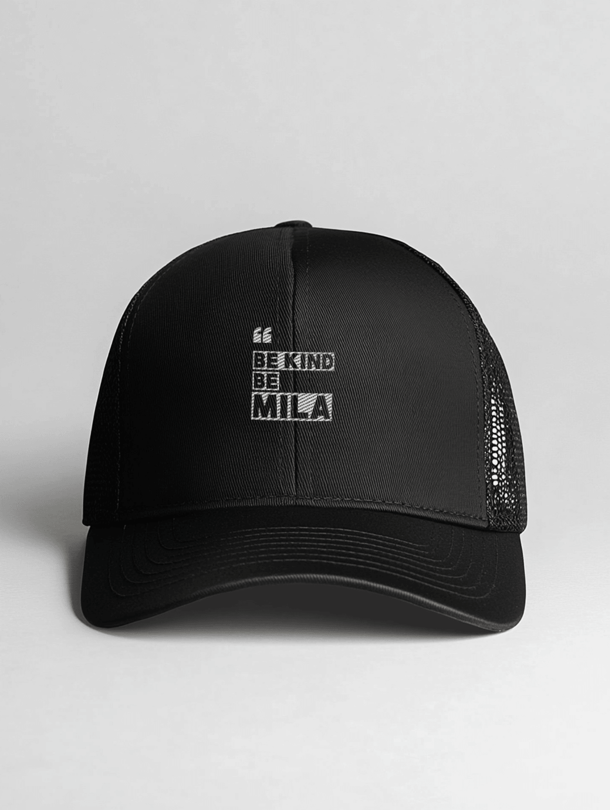 Boost Your Style with MILA's Personalized 'Be Kind' Cap