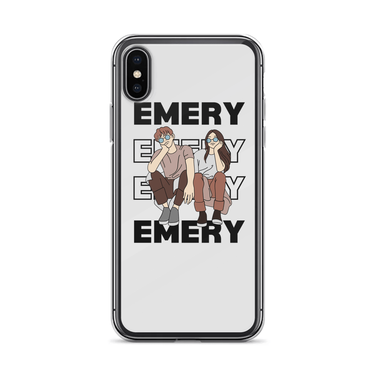 EMERY Personalized Phone Case - Chic Art Design