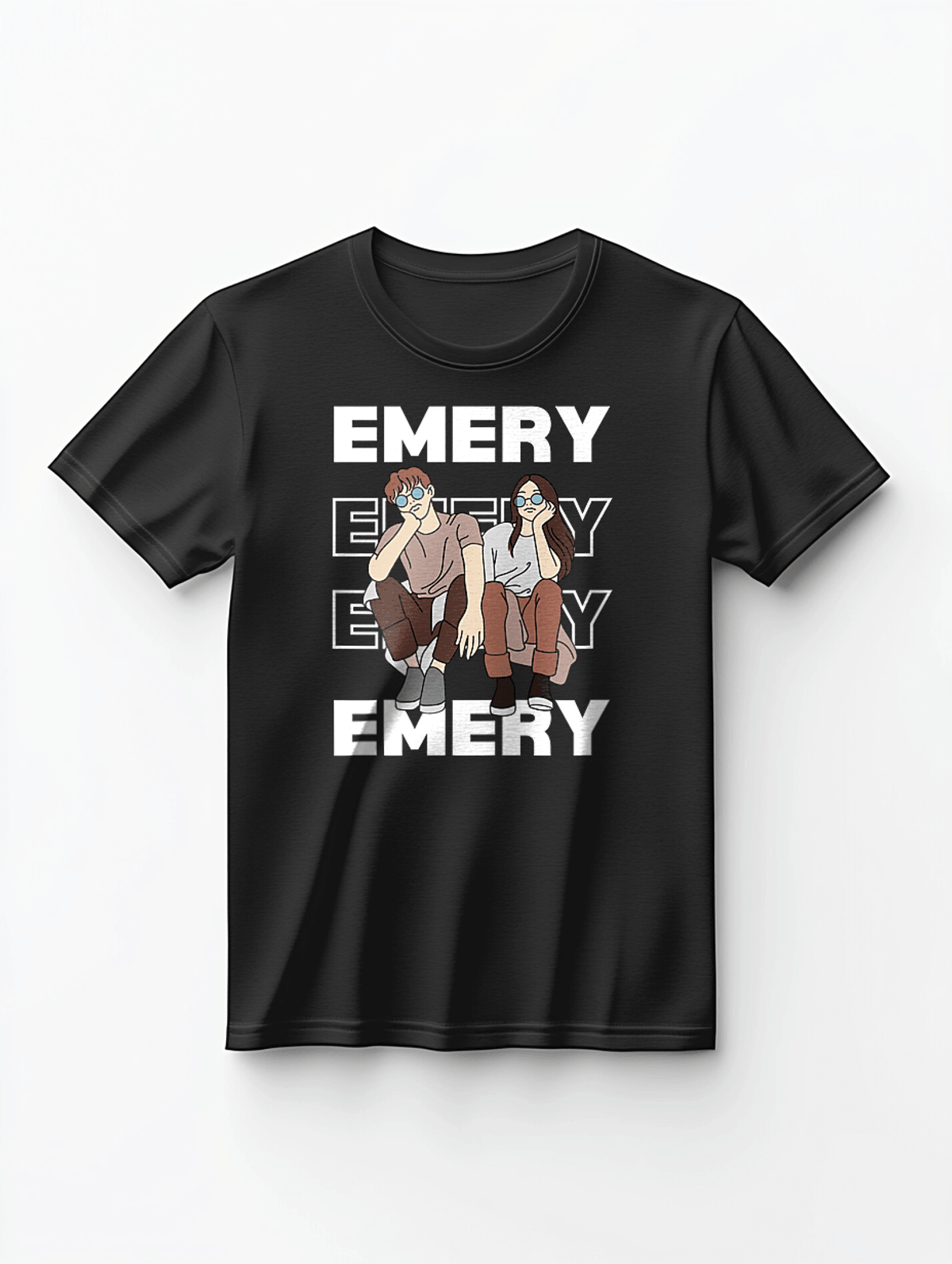EMERY Personalized T-Shirt - Bold Modern Design