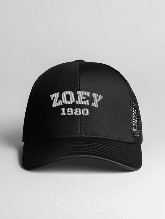 ZOEY Personalized 1980 Cap - Classic Style