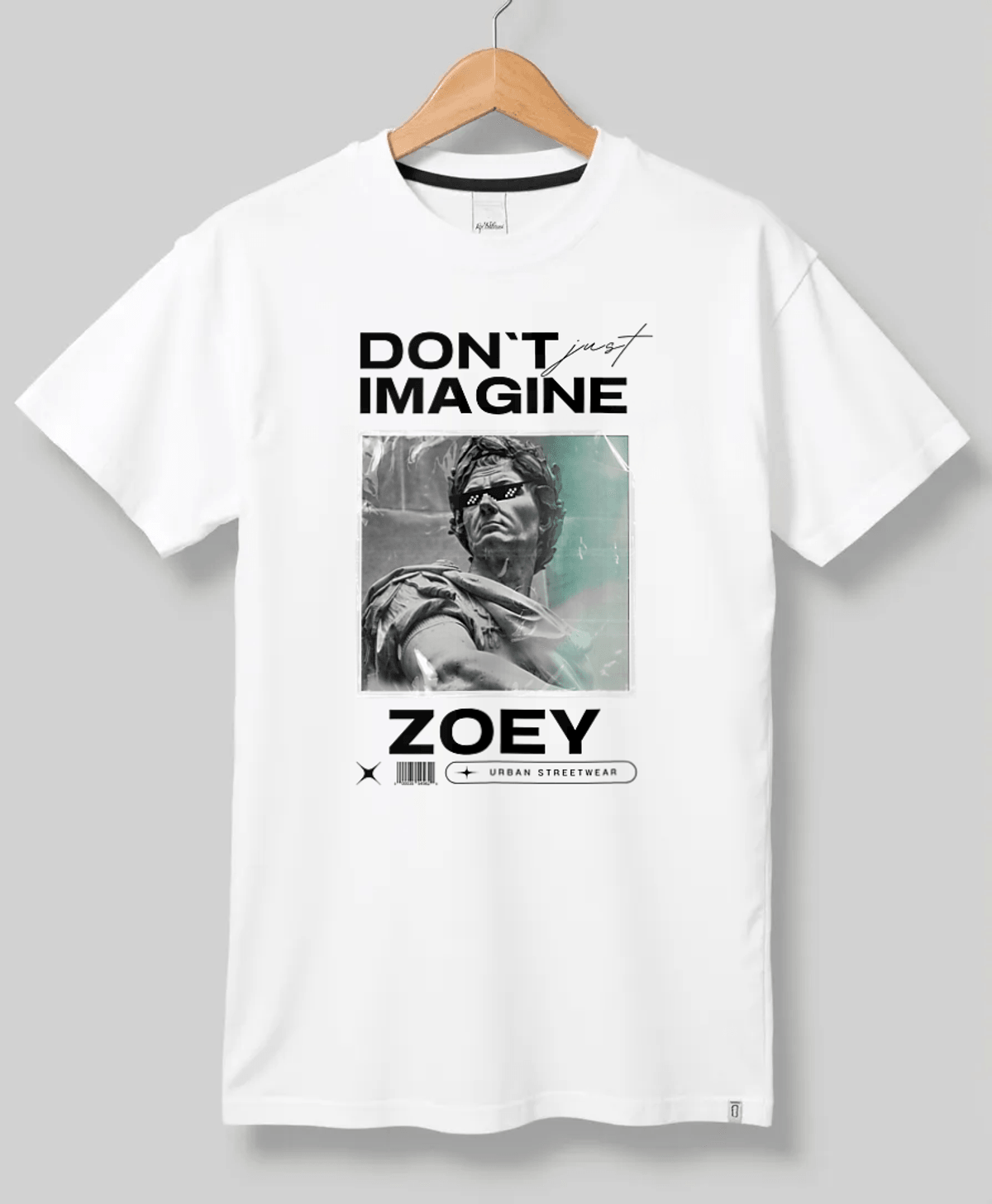 Elevate Your Style ZOEY - Personalized Bold Streetwear T-Shirt