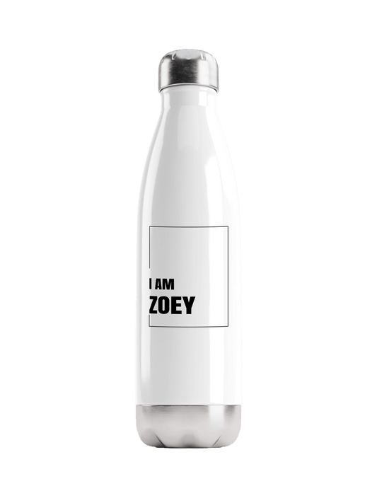 ZOEY's Personalized Water Bottle - Sleek Design