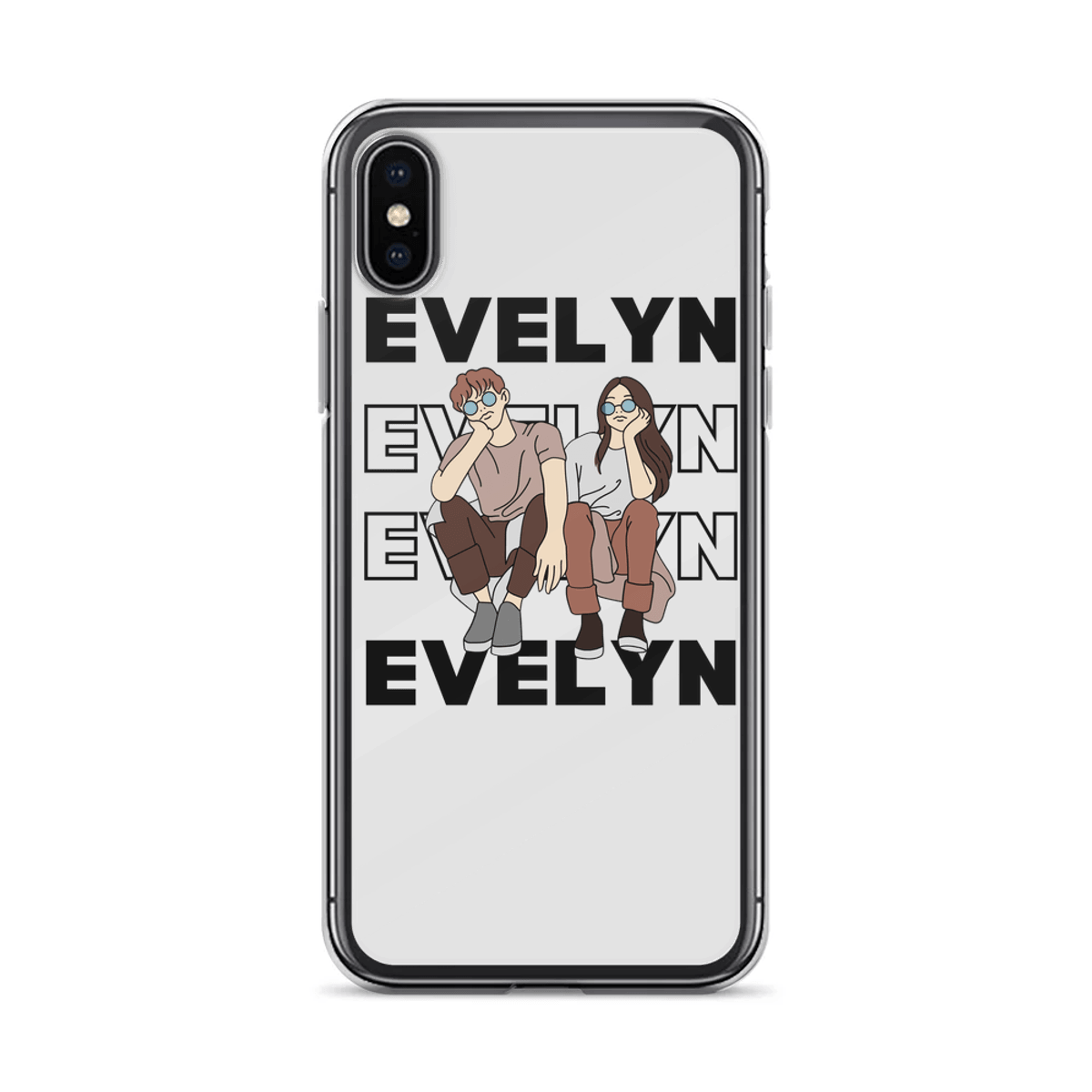 EVELYN Personalized Phone Case - Chic Art Design