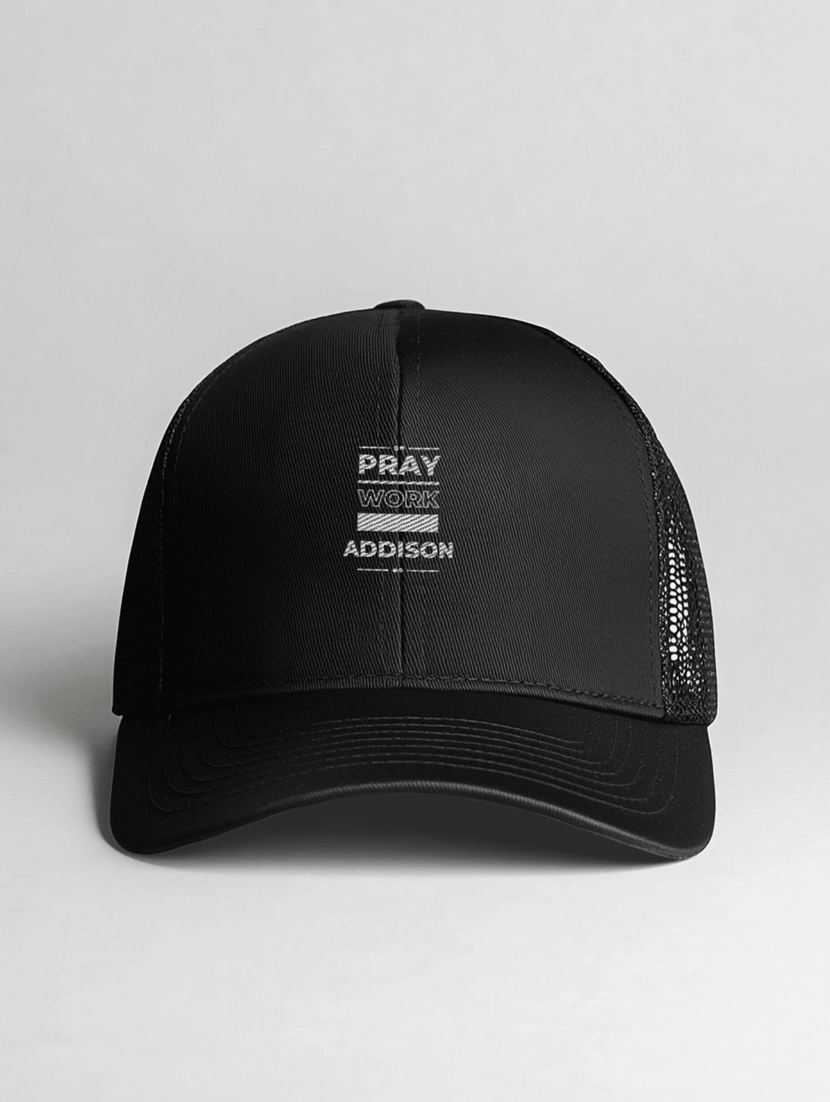 ADDISON's PRAY, WORK, TRUST Personalized Cap