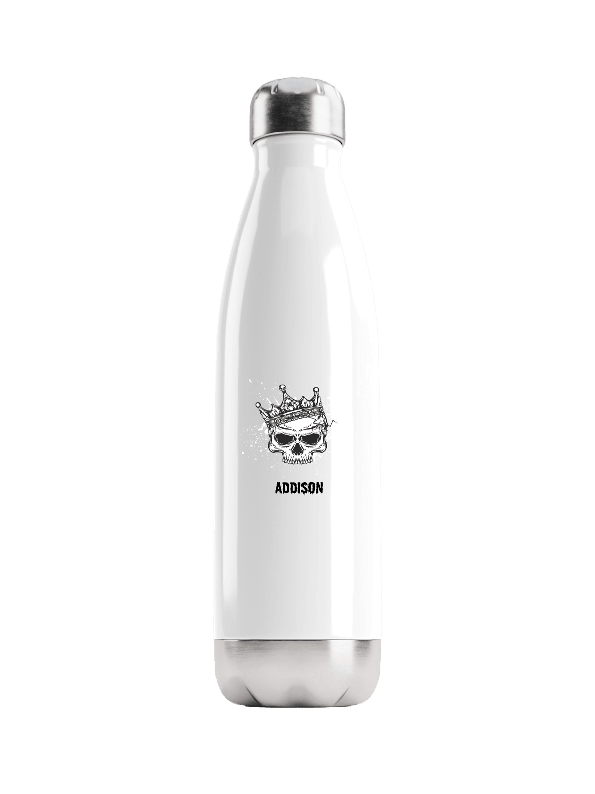 ADDISON's Crowned Skull Water Bottle