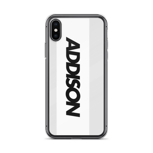 ADDISON Phone Case - Black & White Stripes