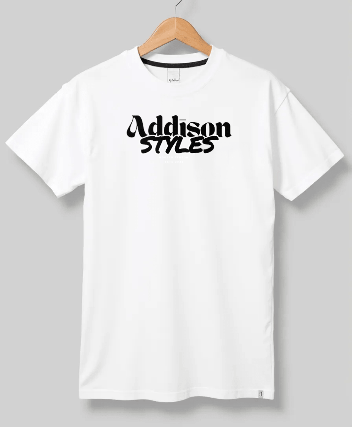 ADDISON Personalized Urban Script T-Shirt